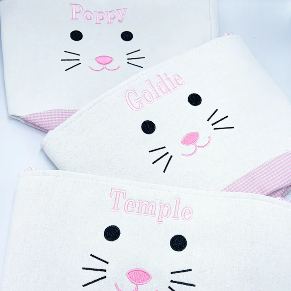 Pink Easter Bunny Basket - Bits & Bows