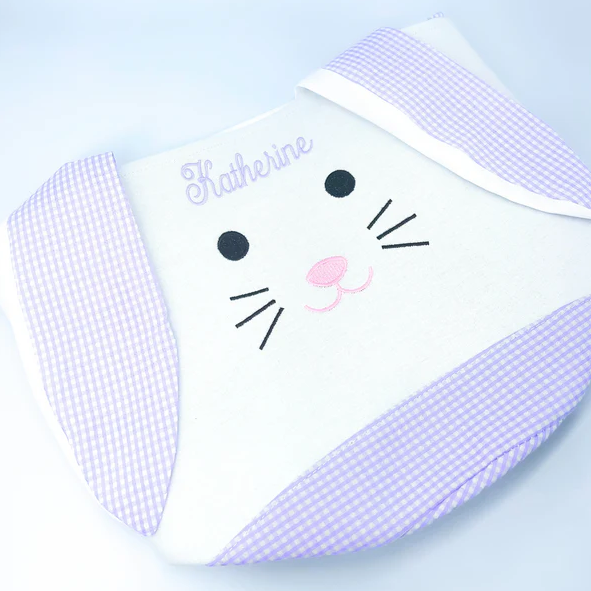 Lavender Easter Bunny Basket - Bits & Bows