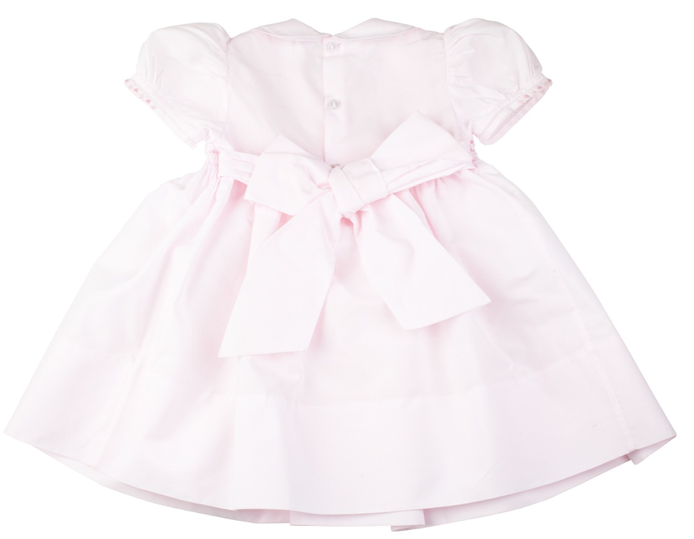 Collared Smocked Pink Dress - Feltman Brothers