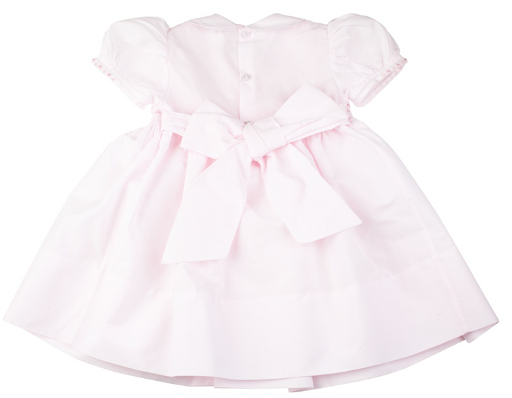 Collared Smocked Pink Dress - Feltman Brothers