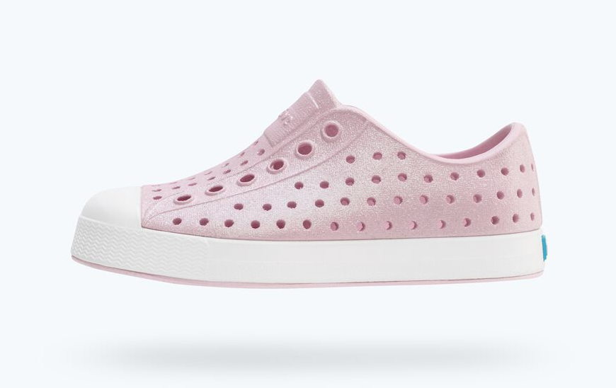Girls Native Jefferson Bio-Bling Shoes - Pink Bling