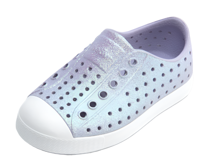 Girls Native Jefferson Bio-Bling Shoes - Purple Bling