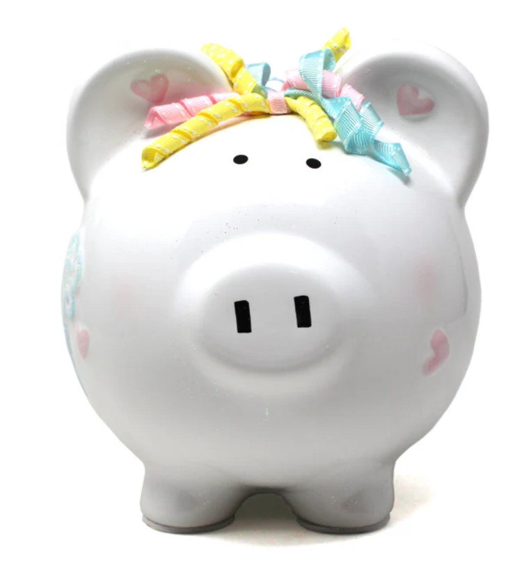 Unicorn & Rainbow Piggy Bank - Child To Cherish