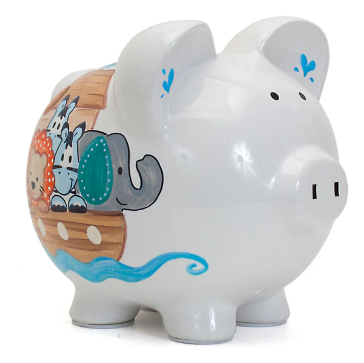 Noah's Ark Piggy Bank - Child To Cherish