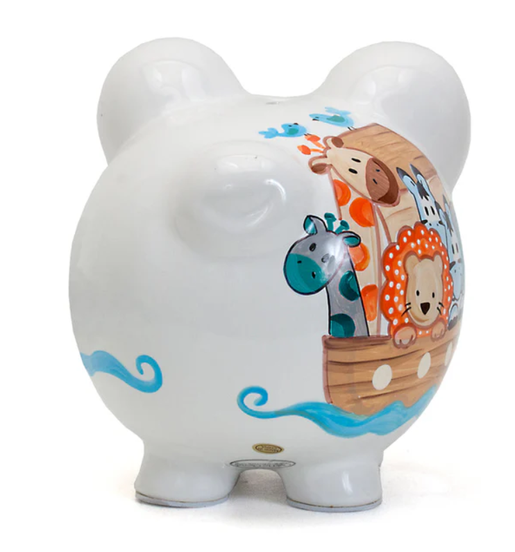 Noah's Ark Piggy Bank - Child To Cherish