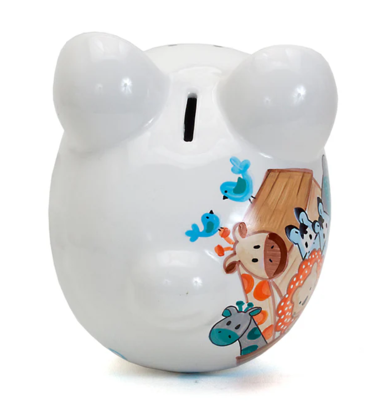 Noah's Ark Piggy Bank - Child To Cherish
