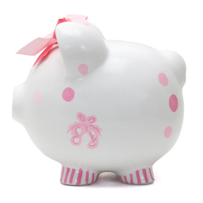 Pink Tutu Ballerina Piggy Bank - Child To Cherish