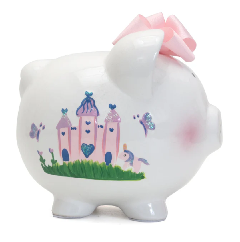 Princess Castle Piggy Bank - Child To Cherish