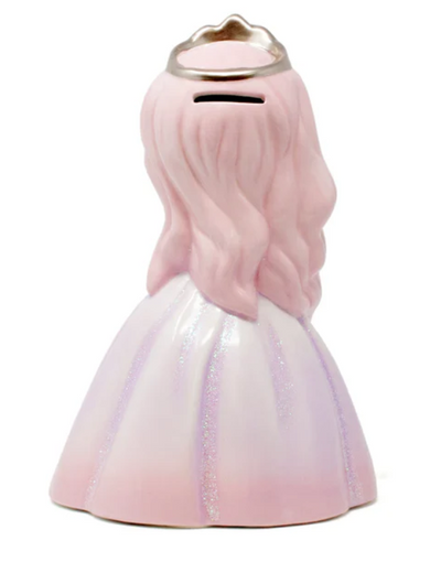 Pink Hair Princess Peony Piggy Bank - Child To Cherish
