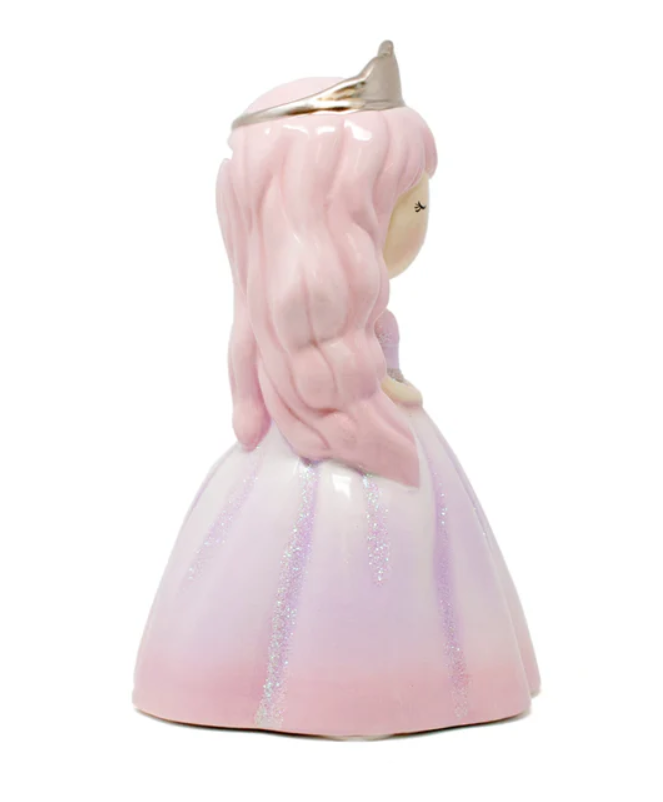 Pink Hair Princess Peony Piggy Bank - Child To Cherish