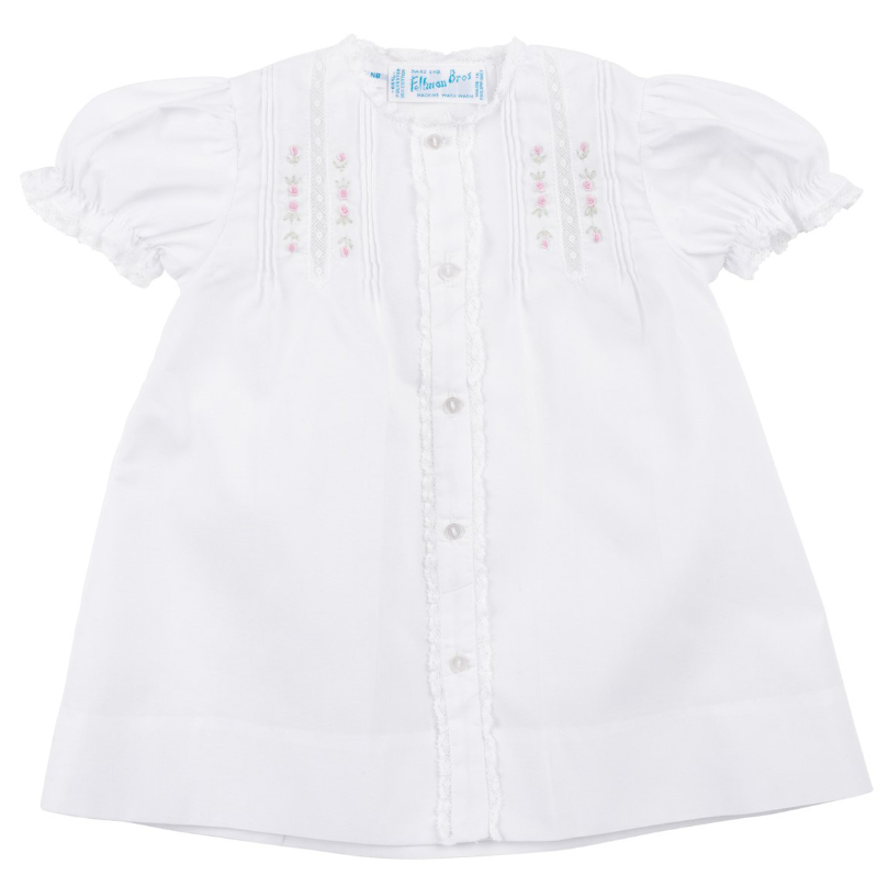 Girls Floral Rosebud Lace Daygown - Feltman Brothers