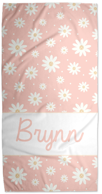 Personalized Daisy Towels - GLAM