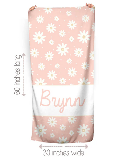 Personalized Daisy Towels - GLAM