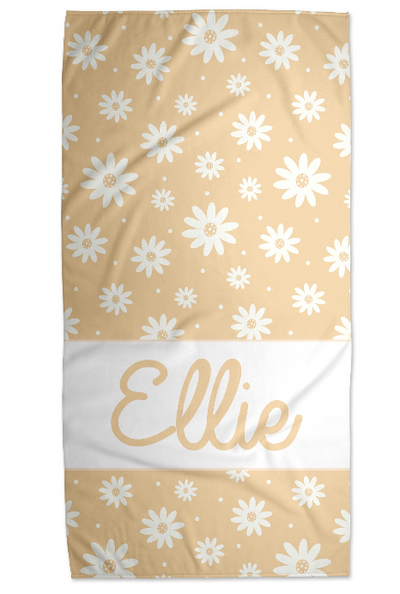 Personalized Daisy Towels - GLAM