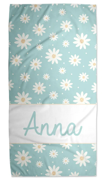 Personalized Daisy Towels - GLAM
