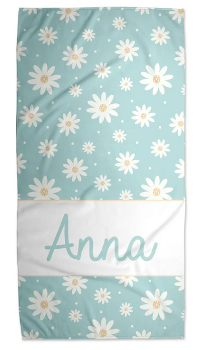 Personalized Daisy Towels - GLAM