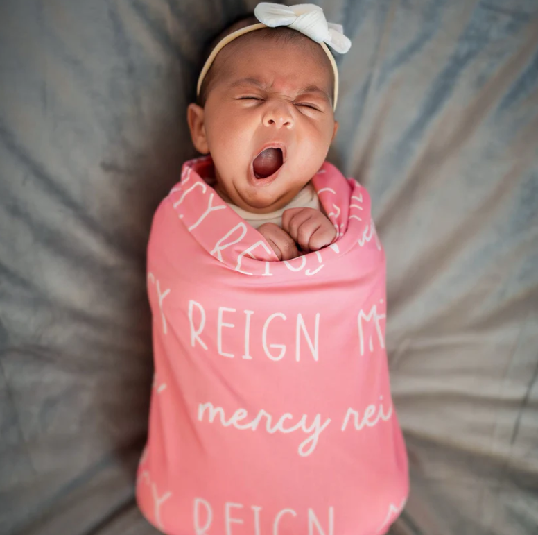 Personalized Name Duo Swaddle Blanket - GLAM