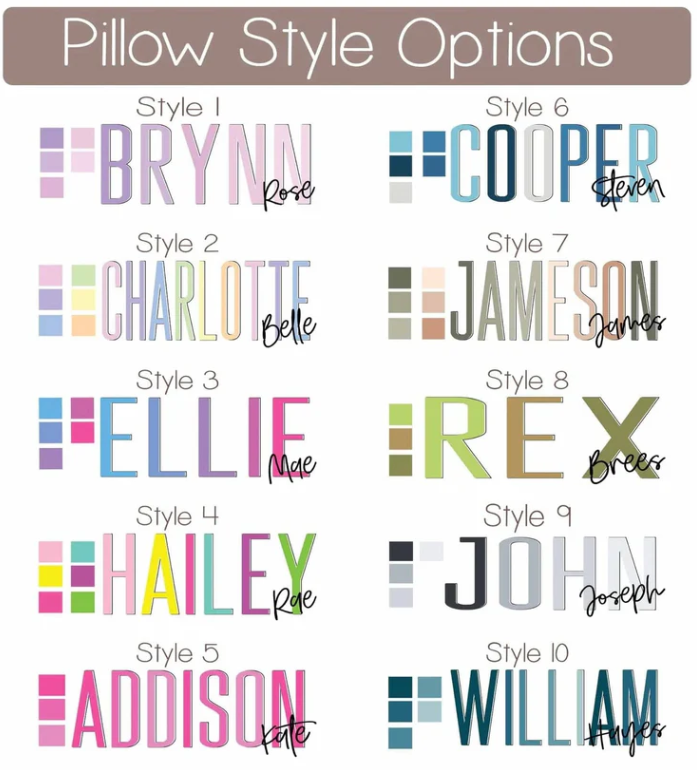 Personalized Snuggle Pillow - GLAM