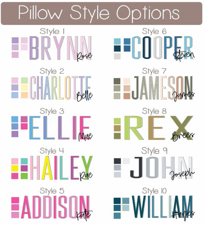 Personalized Snuggle Pillow - GLAM