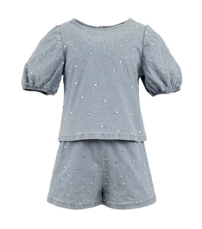 Gem Denim Short Set - Lola & The Boys