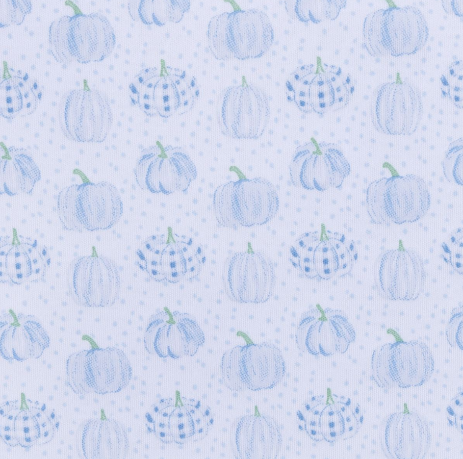Precious Blue Pumpkins Pajama Collection - Magnolia Baby