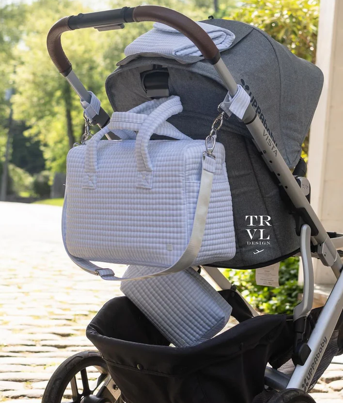Quilted Stroller Bag Bundle (3 Piece Set) - TRVL Design