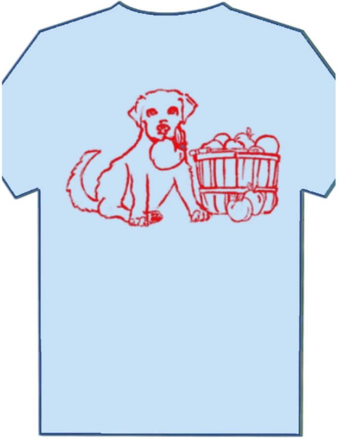 Back To School Puppy Tee - Mustard & Ketchup Kids