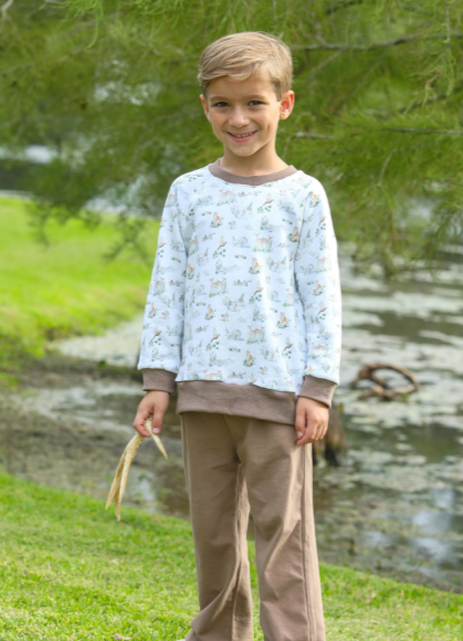 Woodland Friends French Terry Set - Trotter Street Kids