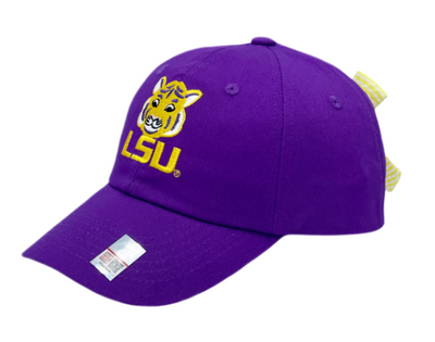 Girls Licensed LSU Tigers Hat - Bits & Bows