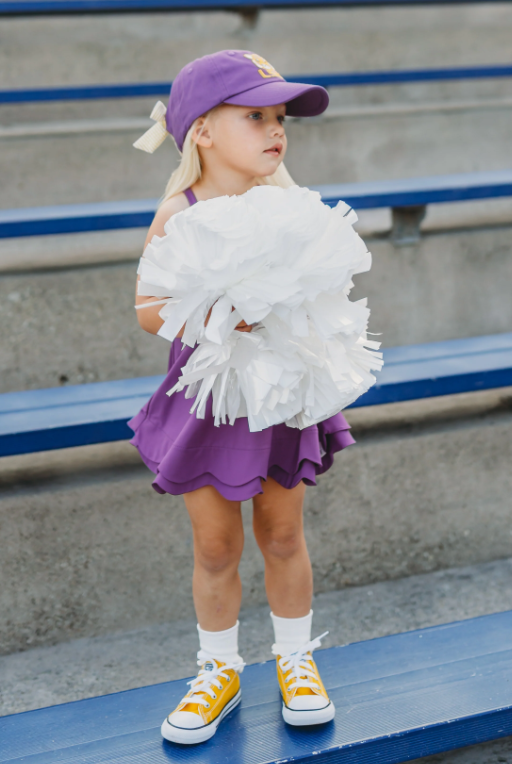 Girls Licensed LSU Tigers Hat - Bits & Bows