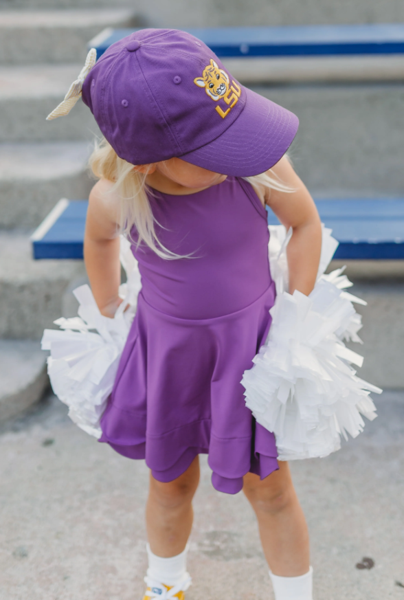 Girls Licensed LSU Tigers Hat - Bits & Bows