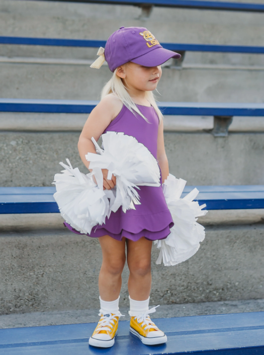 Girls Licensed LSU Tigers Hat - Bits & Bows