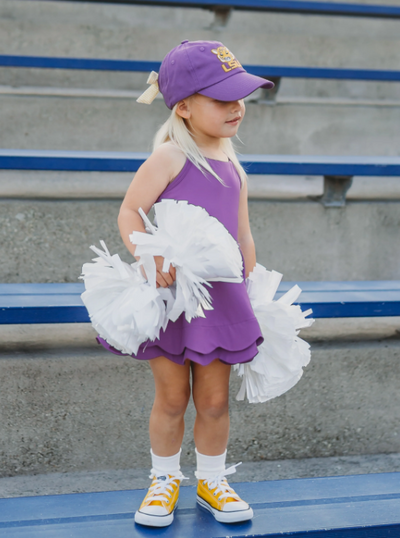 Girls Licensed LSU Tigers Hat - Bits & Bows