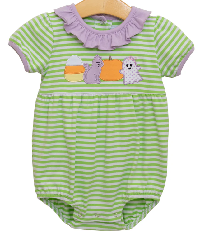 Halloween Ruffle Bubble - Trotter Street Kids