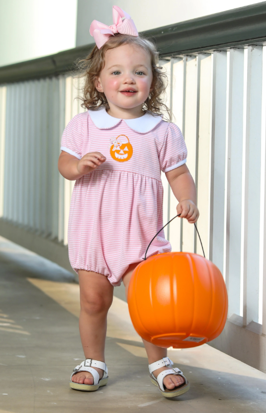 Jack O' Lantern Girls Bubble - Trotter Street Kids