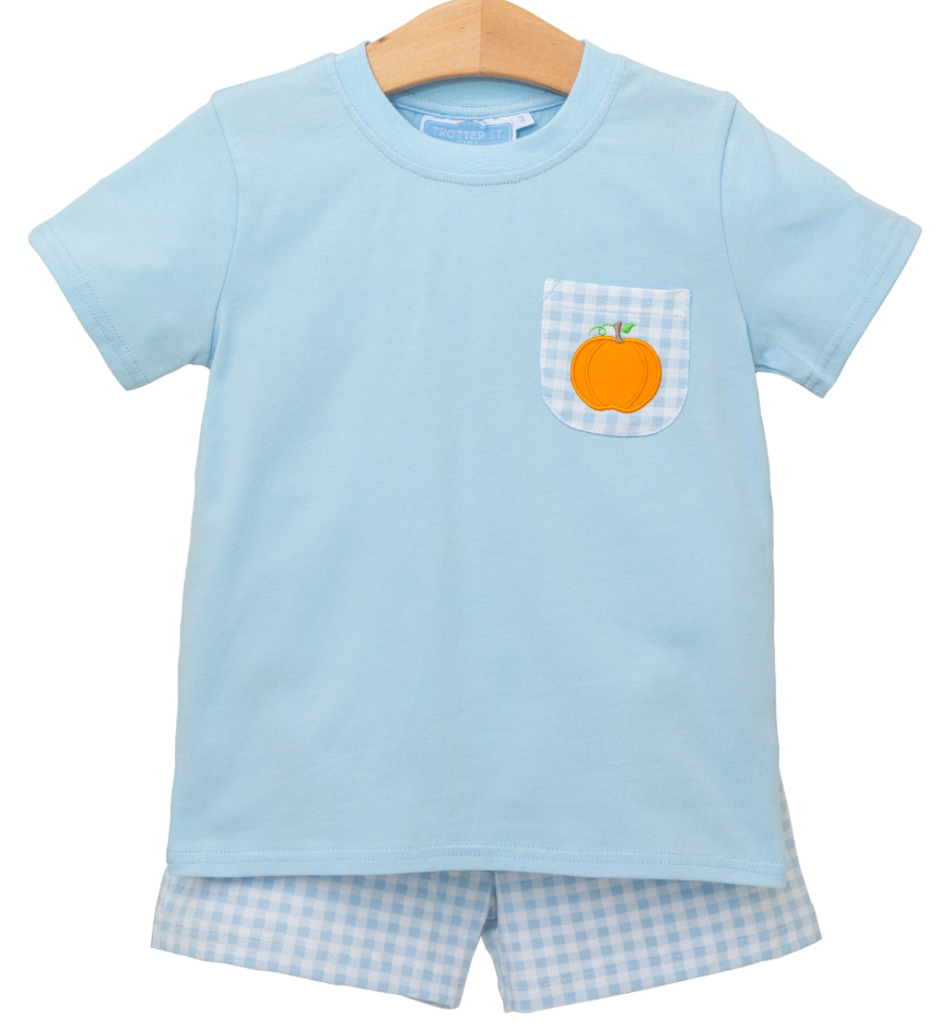 Pumpkin Short Set - Trotter Street Kids