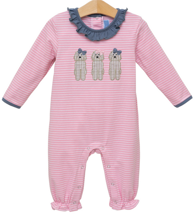 Pups & Ruffles Romper - Trotter Street Kids