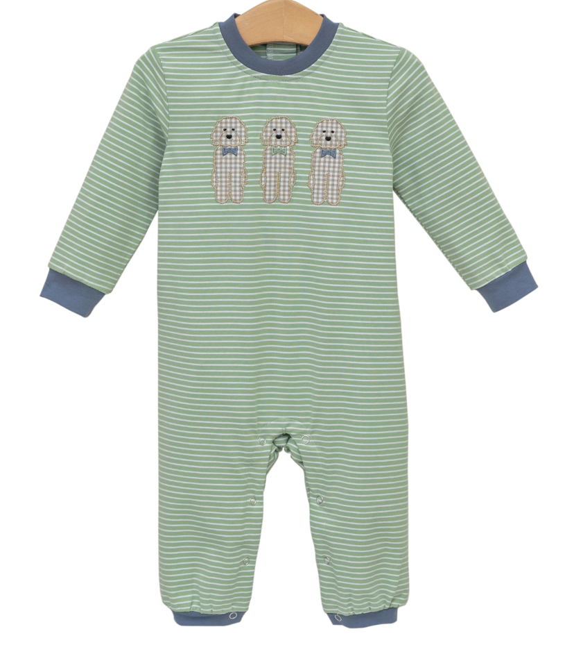 Dapper Doodle Trio Boys Romper - Trotter Street Kids