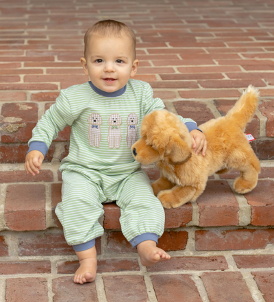 Dapper Doodle Trio Boys Romper - Trotter Street Kids