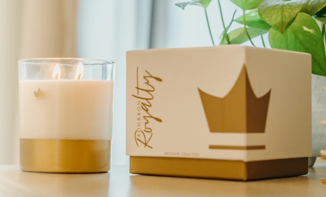 Boxed Candle Gift - Bourbon Royalty