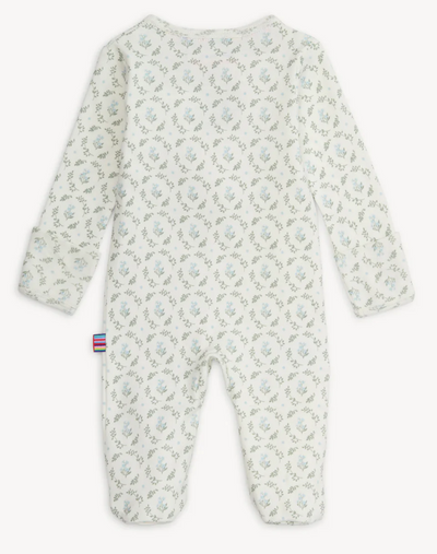 Eloise Floral Organic Footie - Magnetic Me