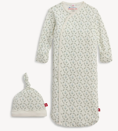 Eloise Floral Magnetic Gown & Hat Set - Magnetic Me