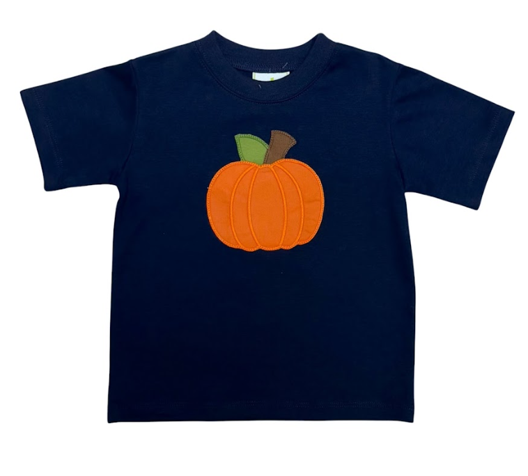 Boys Navy Pumpkin Tee - Zuccini Kids