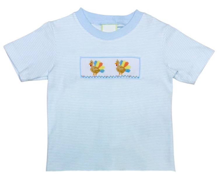 Boys Smocked Turkey Tee - Zuccini Kids