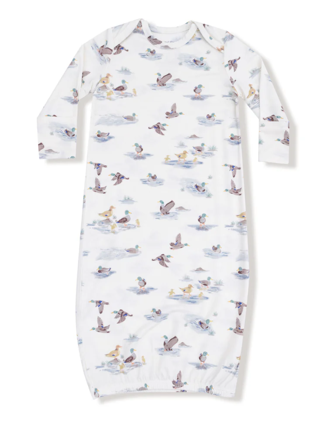 Migrating Mallards Lap Shoulder Gown - Angel Dear