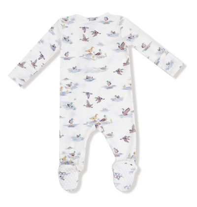 Migrating Mallards 2 Way Zipper Footie - Angel Dear