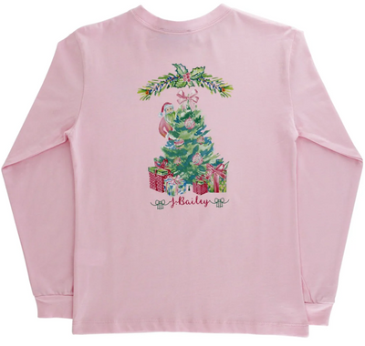 Pink Christmas Tree Tee - J. Bailey