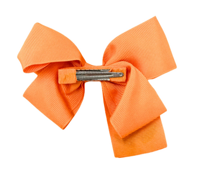 Jack-O-Lantern Hair Bow - Bits & Bows