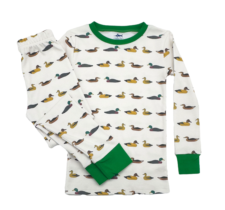 Duck Decoy Pima Pajama Set - Saltwater Boys