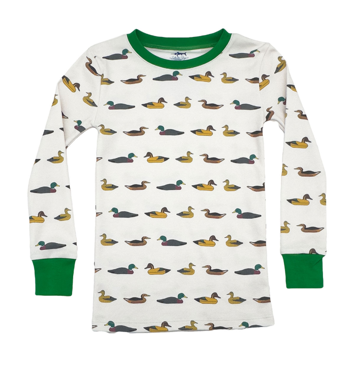 Duck Decoy Pima Pajama Set - Saltwater Boys